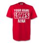 Your Name Loves Ajax T-shirt (red)