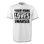 Your Name Loves Swansea T-shirt (white) - Kids