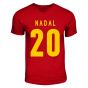 Miguel Angel Nadal Spain Hero T-shirt (red)