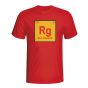 Raul Spain Periodic Table T-shirt (red) - Kids