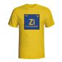 Zlatan Ibrahimovic Sweden Periodic Table T-shirt (yellow) - Kids