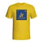 James Rodriguez Colombia Periodic Table T-shirt (yellow)