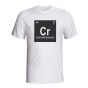 Cristiano Ronaldo Real Madrid Periodic Table T-shirt (white)