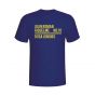 Juan Roman Riquelme Boca Juniors Squad T-shirt (navy)