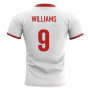 2023-2024 Wales Flag Concept Rugby Shirt (Williams 9)