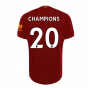 2019-2020 Liverpool Home Football Shirt (Champions 20)