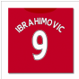 Man United 16-17 Canvas Print (Ibrahimovic 9)