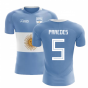 2023-2024 Argentina Flag Concept Football Shirt (Paredes 5)