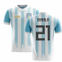 2023-2024 Argentina Home Concept Football Shirt (Dybala 21)