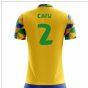 2025-2026 Brazil Home Concept Football Shirt (Cafu 2) - Kids