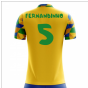 2025-2026 Brazil Home Concept Football Shirt (Fernandinho 5) - Kids