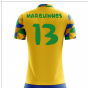 2025-2026 Brazil Home Concept Football Shirt (Marquinhos 13) - Kids