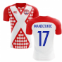 2018-2019 Croatia Fans Culture Home Concept Shirt (Mandzukic 17) - Adult Long Sleeve