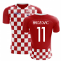 2023-2024 Croatia Flag Concept Football Shirt (Brozovic 11)