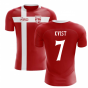 2024-2025 Denmark Flag Concept Football Shirt (Kvist 7)