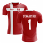 2025-2026 Denmark Flag Concept Football Shirt (Schmeichel 1) - Kids