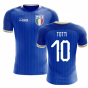 2023-2024 Italy Home Concept Football Shirt (Totti 10) - Kids