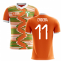 2023-2024 Ivory Coast Home Concept Football Shirt (Drogba 11)