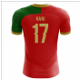2025-2026 Portugal Flag Home Concept Football Shirt (Nani 17) - Kids