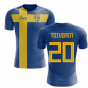 2023-2024 Sweden Flag Concept Football Shirt (Toivonen 20)