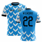 2023-2024 Uruguay Home Concept Football Shirt (M. Caceres 22)