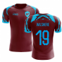 2025-2026 West Ham Home Concept Football Shirt (WILSHERE 19)