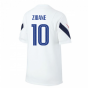 2020-2021 France Nike Training Shirt (White) (ZIDANE 10)