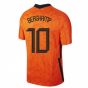 2020-2021 Holland Home Nike Football Shirt (Kids) (BERGKAMP 10)