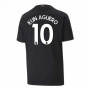 2020-2021 Manchester City Puma Away Football Shirt (Kids) (KUN AGUERO 10)