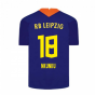 2020-2021 Red Bull Leipzig Away Nike Football Shirt (Nkunku 18)