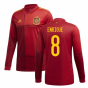 2020-2021 Spain Home Adidas Long Sleeve Shirt (ENRIQUE 8)