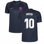 2021-2022 Barcelona Away Pre-Match Shirt (Obsidian) (MESSI 10)