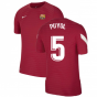 2021-2022 Barcelona Elite Training Shirt (Red) (PUYOL 5)