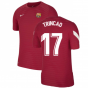 2021-2022 Barcelona Elite Training Shirt (Red) (TRINCAO 17)