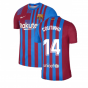 2021-2022 Barcelona Vapor Match Home Shirt (COUTINHO 14)
