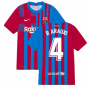 2021-2022 Barcelona Vapor Match Home Shirt (Kids) (R ARAUJO 4)