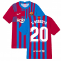 2021-2022 Barcelona Vapor Match Home Shirt (Kids) (S ROBERTO 20)