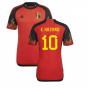 2022-2023 Belgium Authentic Home Shirt (E.HAZARD 10)