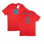 2022-2023 England World Cup Crest Tee (Red) (Gascoigne 9)