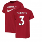 2022-2023 Liverpool Swoosh Tee (Red) (FABINHO 3)