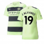 2022-2023 Man City Third Shirt (Ladies) (J ALVAREZ 19)