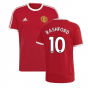 2022-2023 Man Utd 3S DNA Tee (Red) (RASHFORD 10)