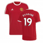 2022-2023 Man Utd 3S DNA Tee (Red) (R.VARANE 19)