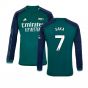 2023-2024 Arsenal Long Sleeve Third Shirt (Saka 7)