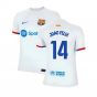 2023-2024 Barcelona Away Shirt (Kids) (Joao Felix 14)