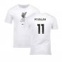 2023-2024 Liverpool Crest Tee (White) (M Salah 11)