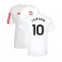 2023-2024 Man Utd Training Tee (White) (Your Name)