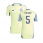 2024-2025 Ajax Training Jersey (Pulse Yellow) (F.De Boer 5)