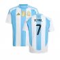 2024-2025 Argentina Home Shirt (Kids) (DE PAUL 7)