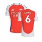 2024-2025 Arsenal Authentic Home Shirt (Gabriel 6)